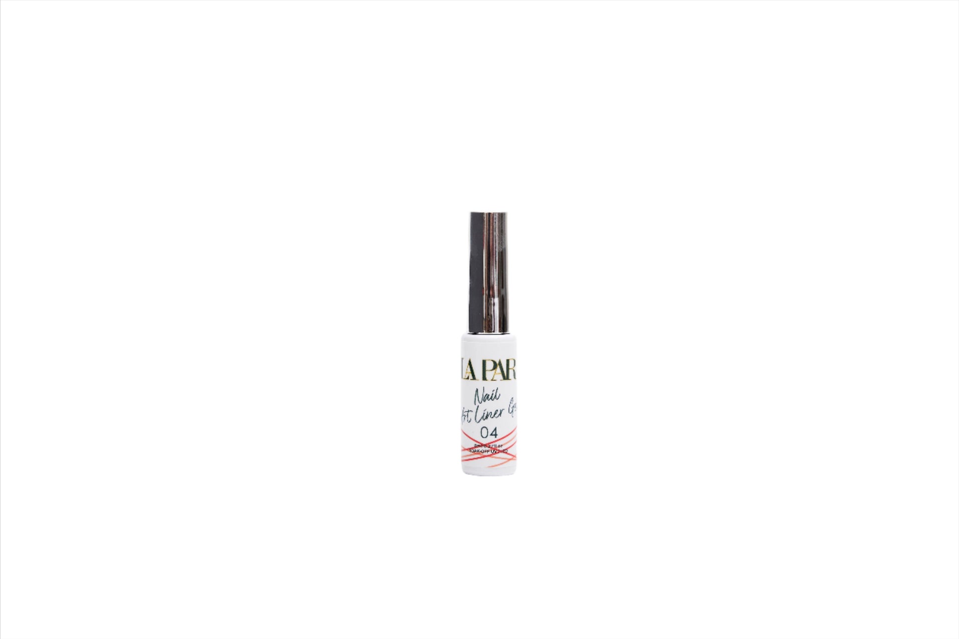La Par Red #4 Nail Art Liner Gel