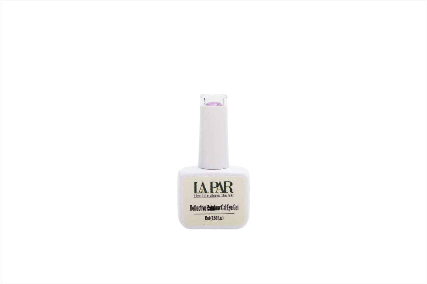 La Par Purpurite #8 Reflective Rainbow Cat Eye Gel Polish