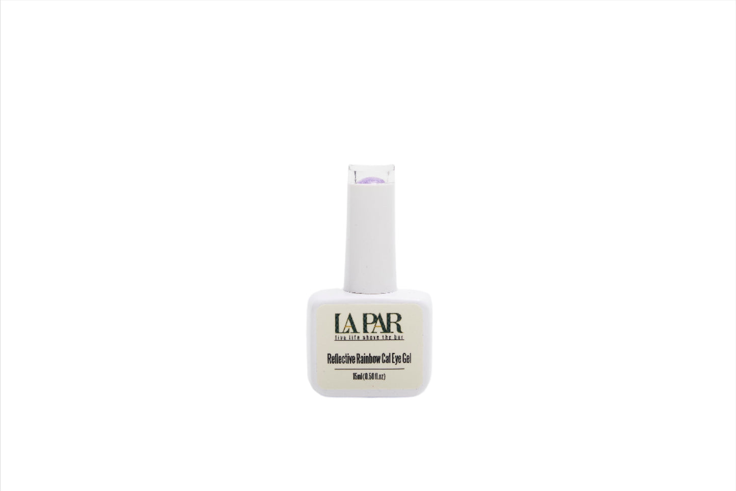 La Par Amethyst #10 Reflective Rainbow Cat Eye Gel Polish