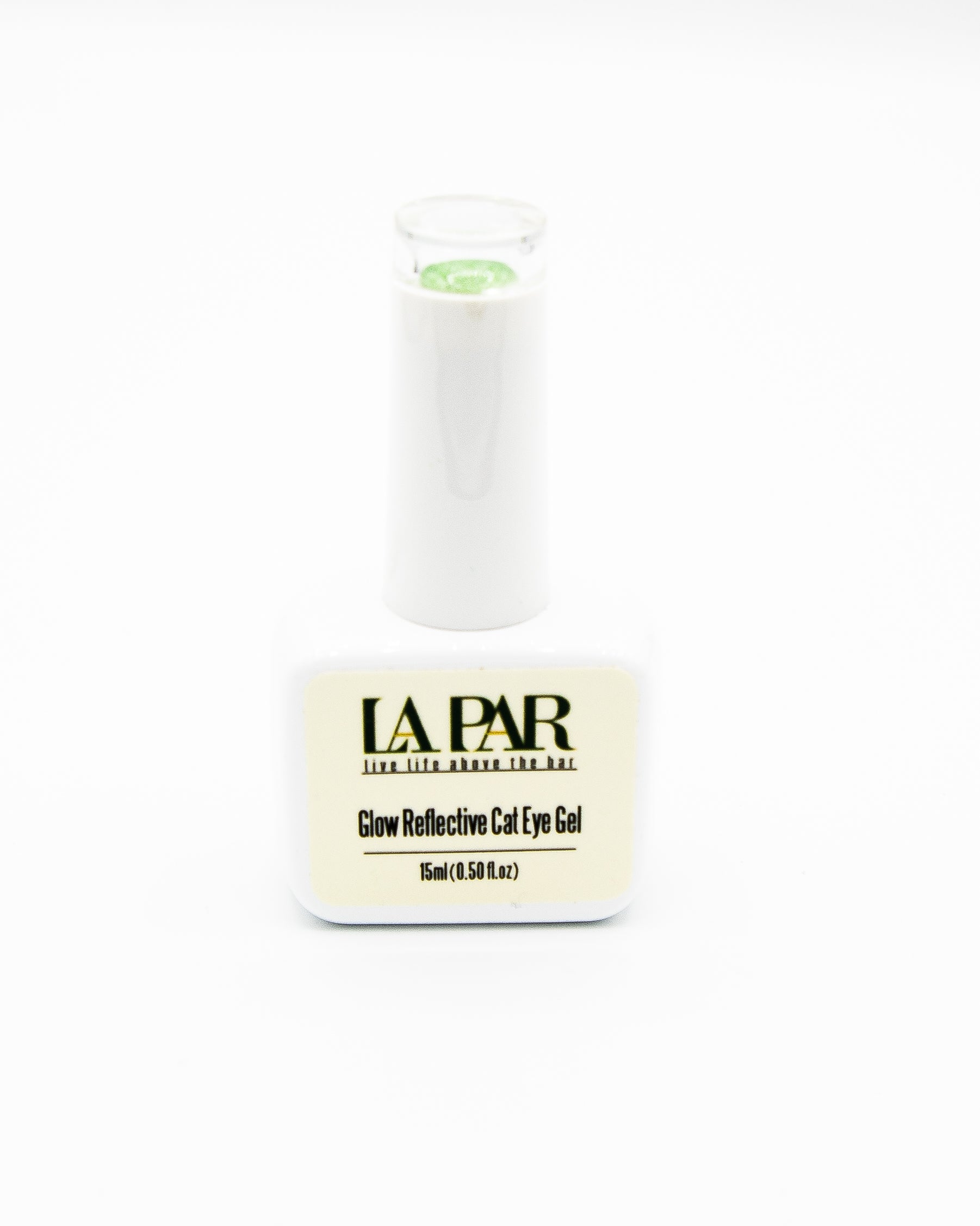 La Par Jade #4 Glow Reflective Cat Eye Gel Polish bottle