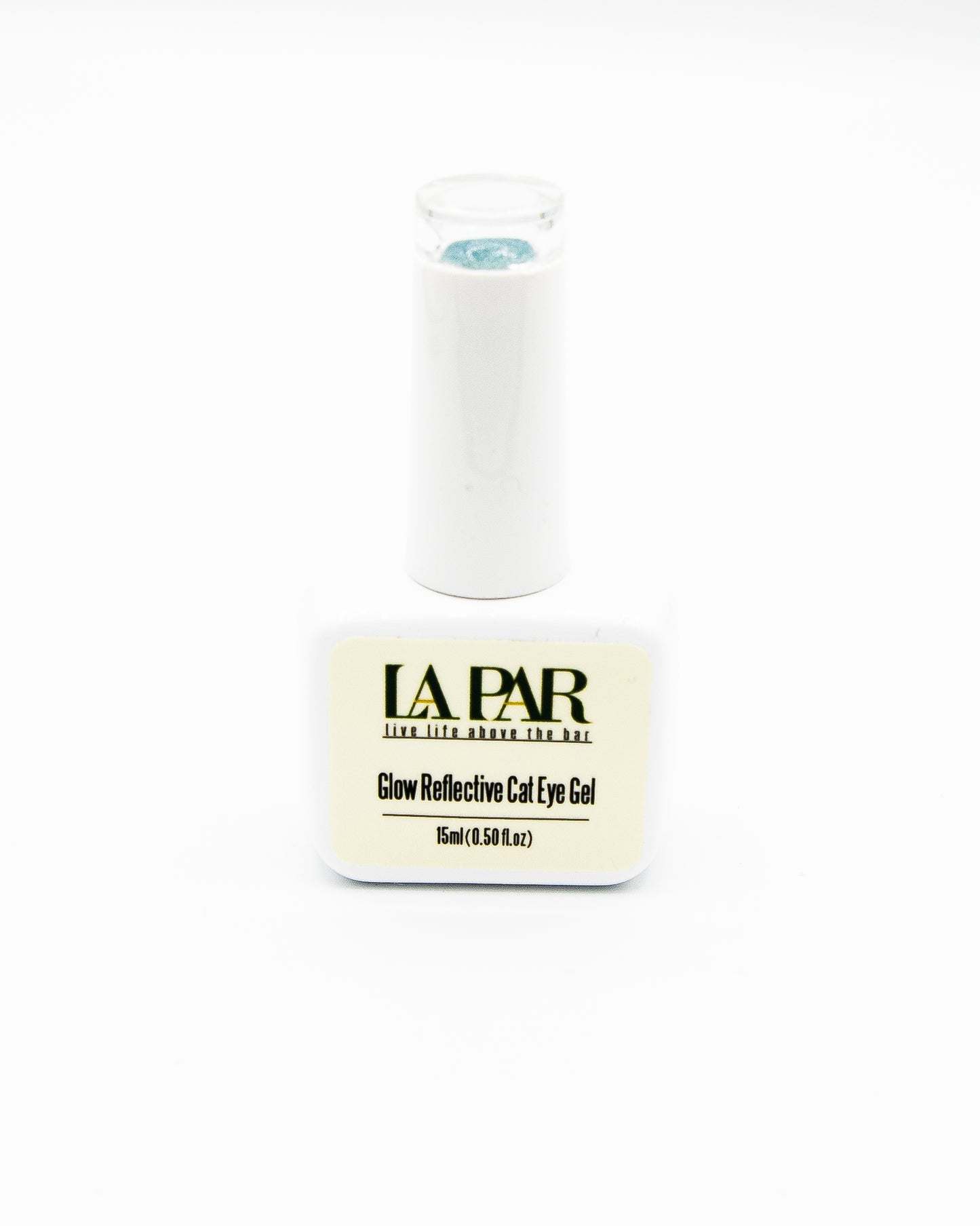 La Par Turquoise #5 Glow Reflective Cat Eye Gel Polish bottle