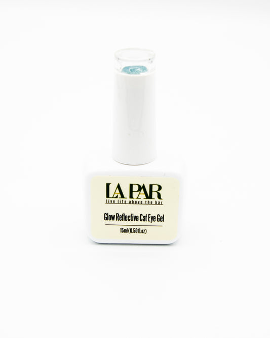 La Par Turquoise #5 Glow Reflective Cat Eye Gel Polish bottle