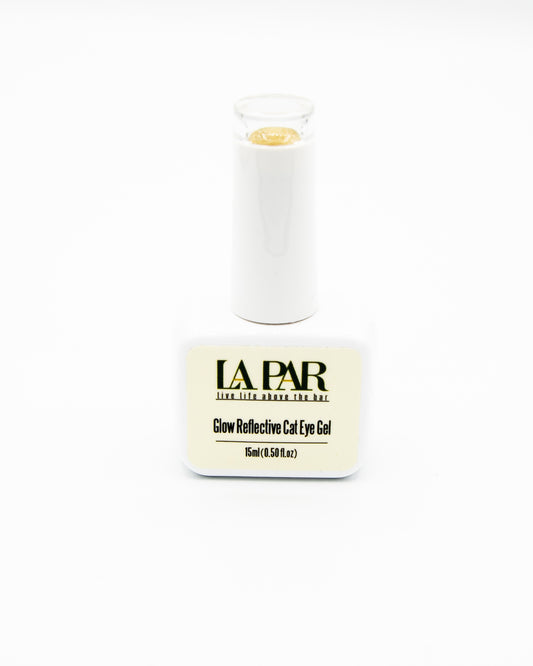 La Par Yellow Quartz #11 Glow Reflective Cat Eye Gel Polish bottle