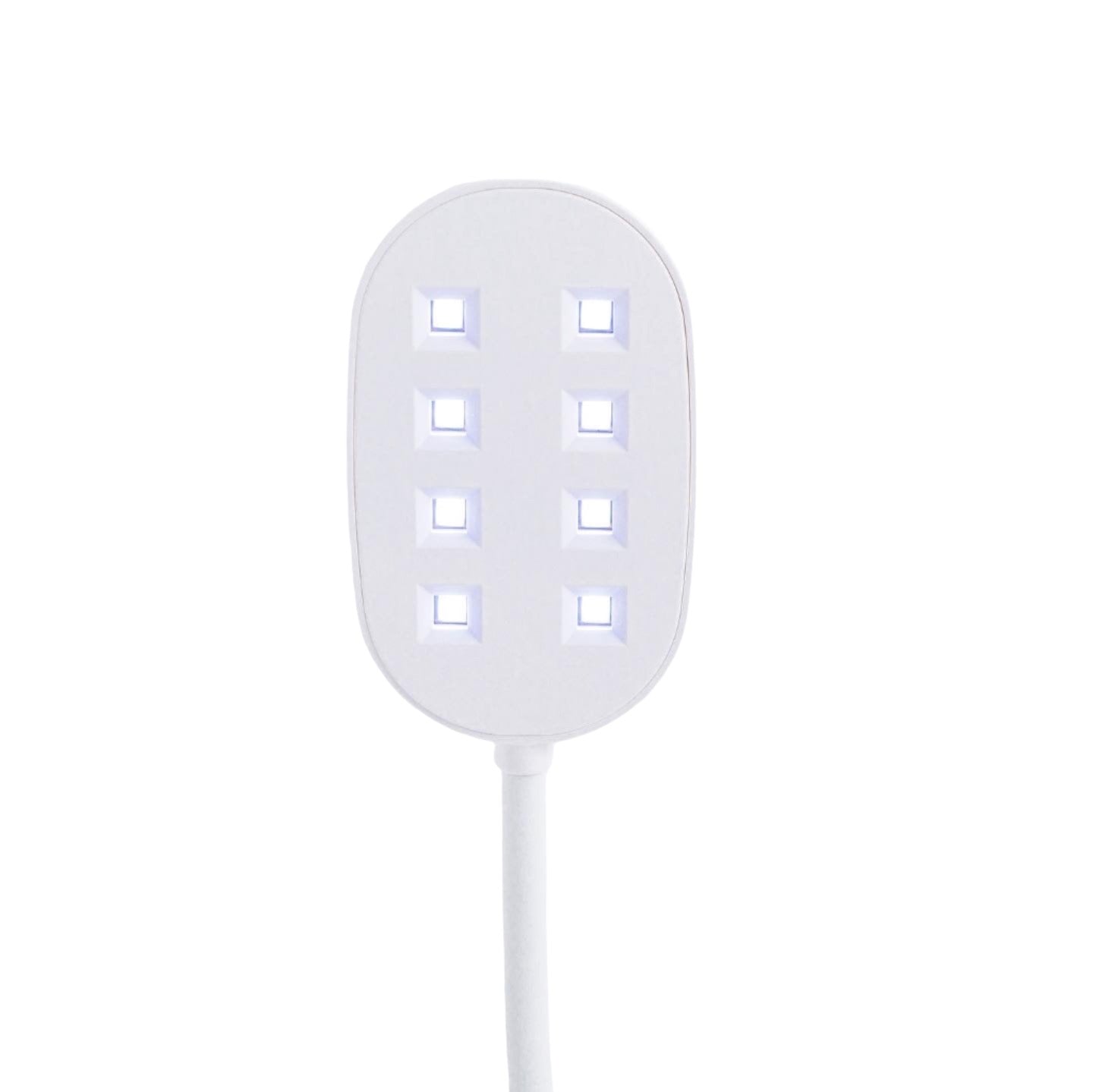 LED lights turned on for the La Par Standing LED Lamp for Gel Extensions