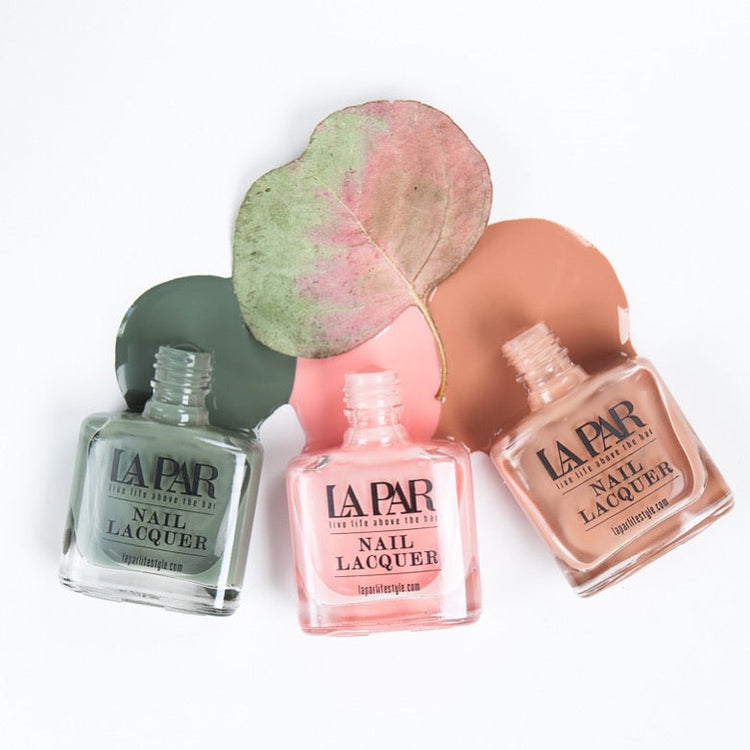 La Par Nail Lacquer of 3 bottles