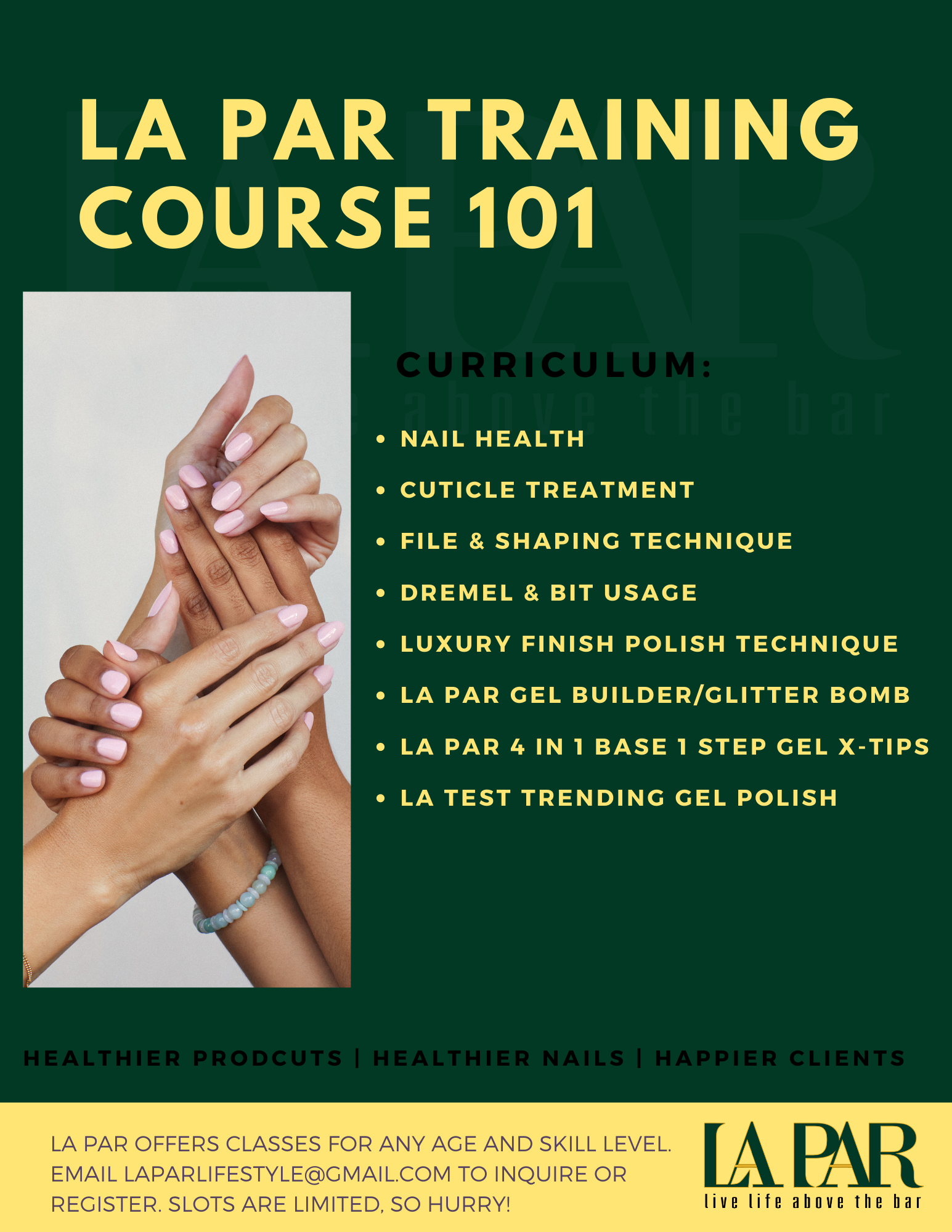 La Par Pro Classes & Certification Courses