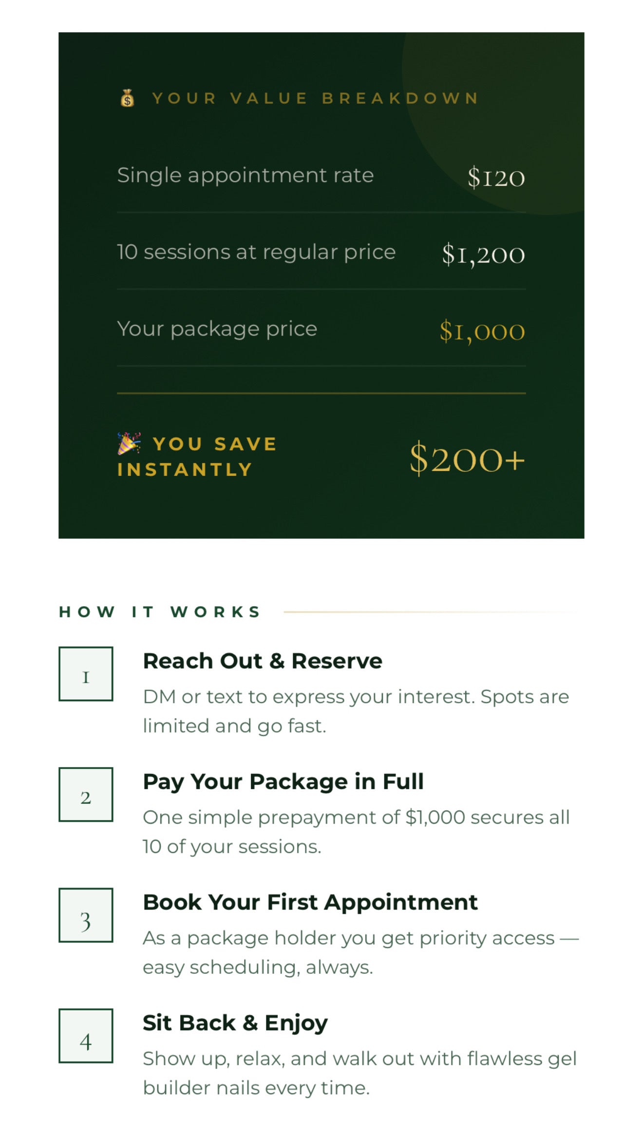 Exclusive La Par VIP package