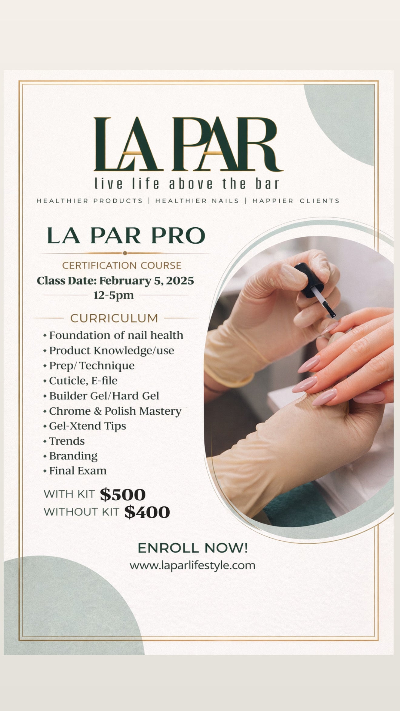 La Par Pro Certification with Kit
